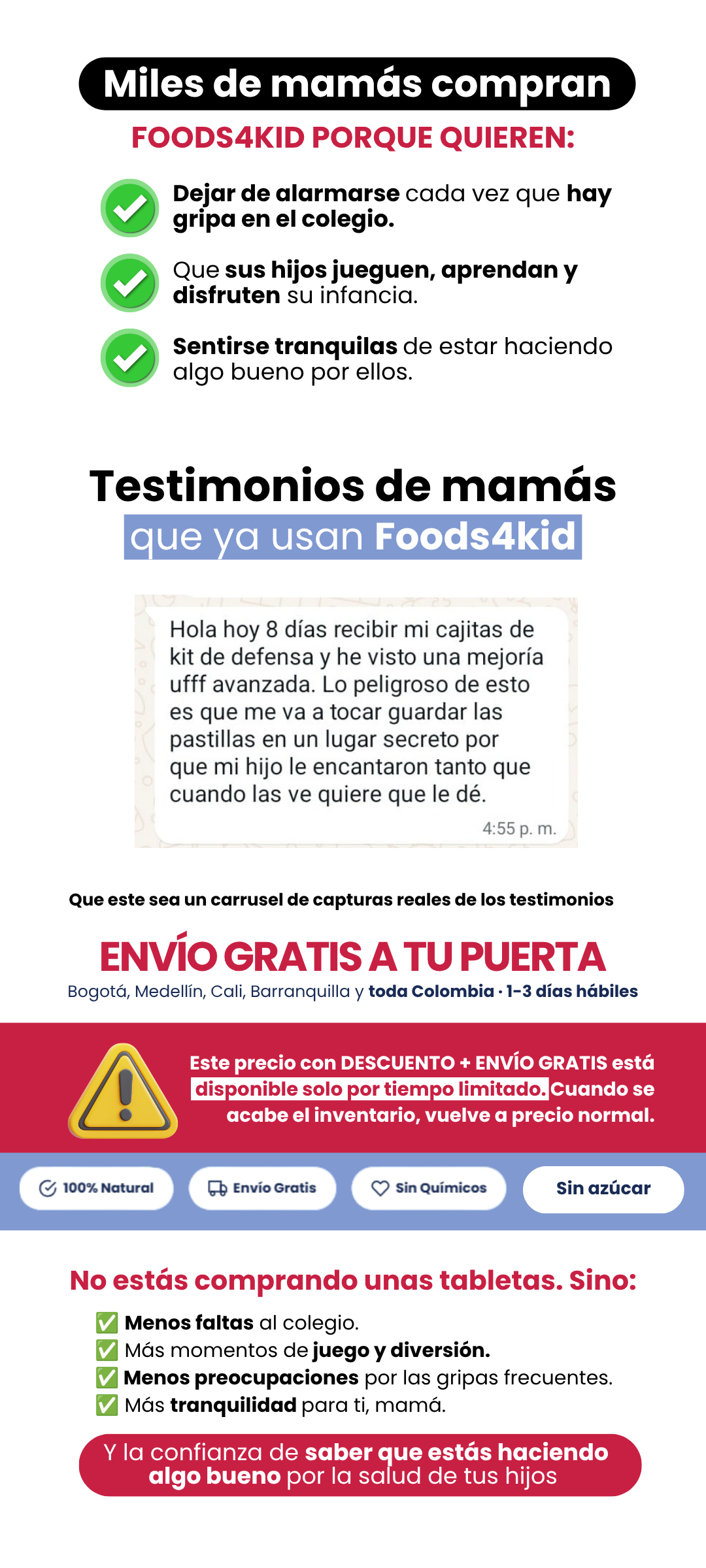 Testimonios – Foods4Kid